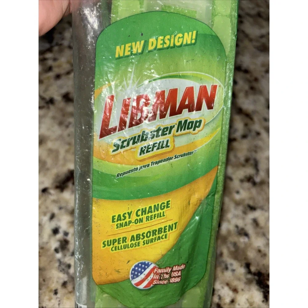 Libman Gator 4.3 in.   W X 9 in.   L Wet Cellulose Mop Refill‎ 1 pk 3647